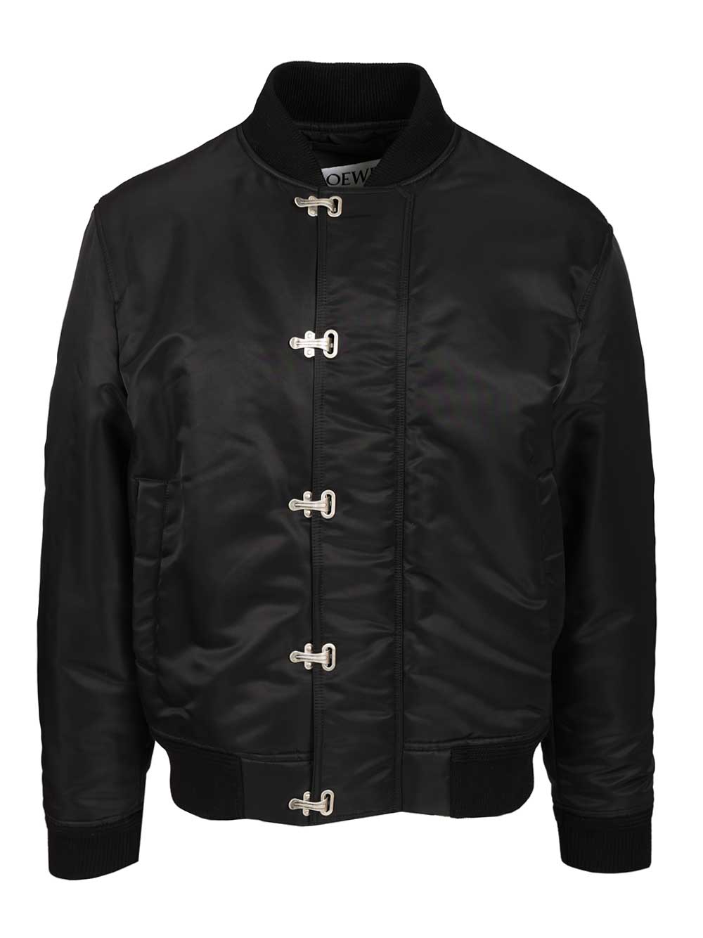 Loewe Nylon Twill Jacket Jackets - Black | 526b75b760d6a1e079468cb8f5dd88877580e573