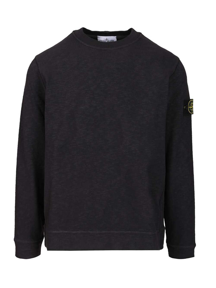Stone Island Crewneck Sweatshirt Sweatshirts - Blue | 3f54538b615c17be55bf73eb17574f8c7a10dbb9