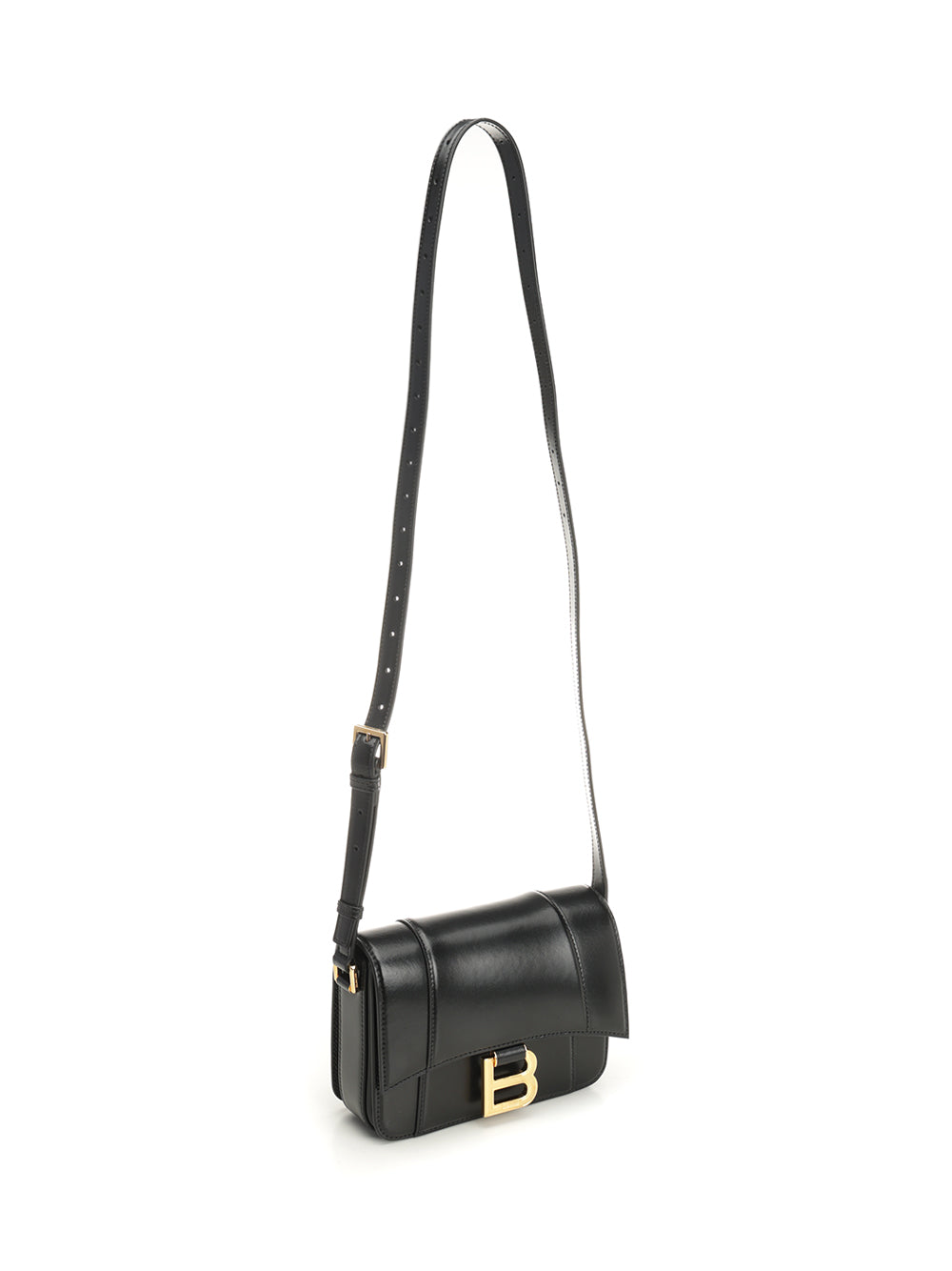 Balenciaga Hourglass Small Flap Bag Handbags - Black | fdc70048186bc8ecb47e3e8269080349aeba68e8