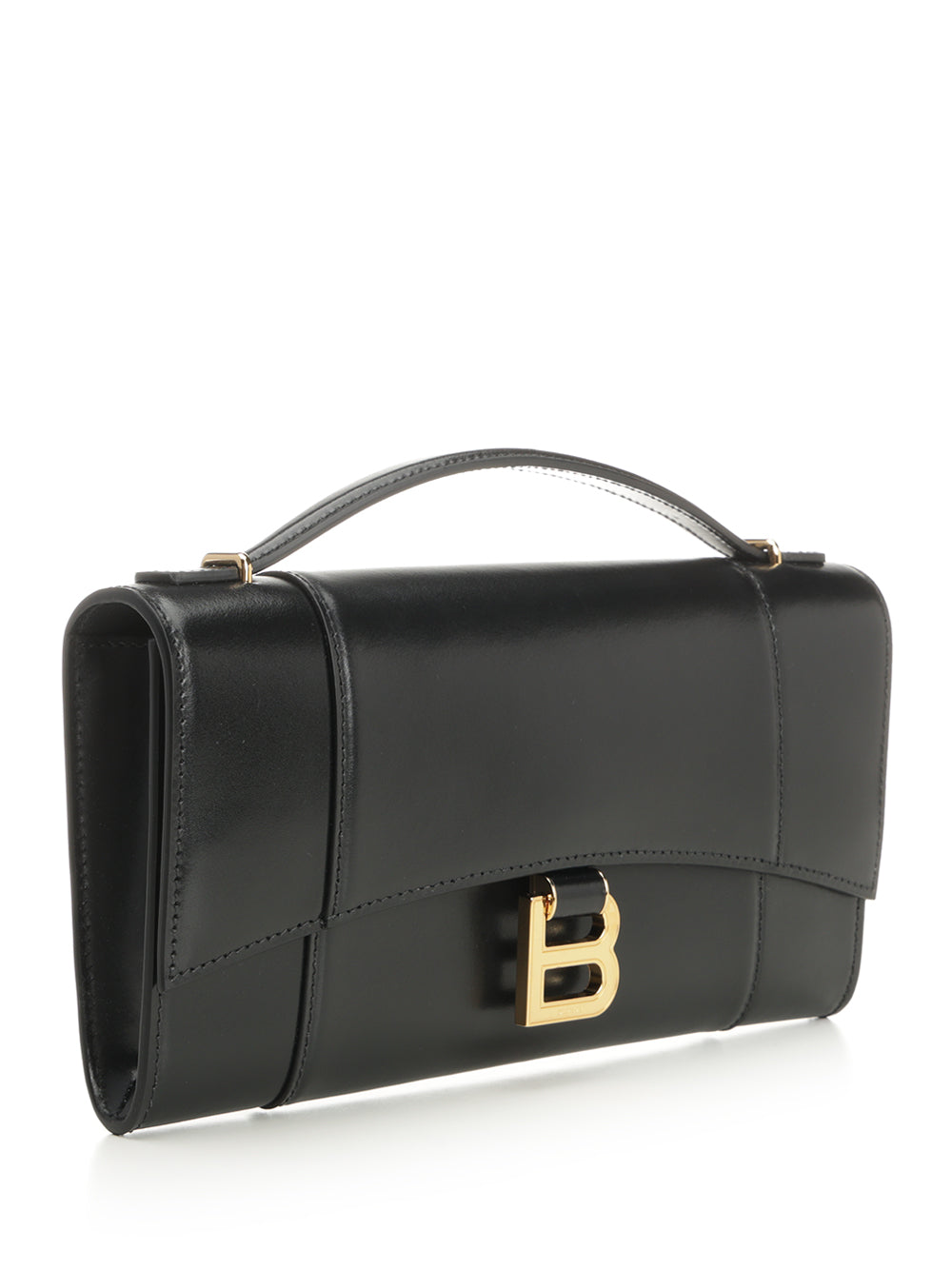 Balenciaga Hourglass Clutch Handbags - Black | 4e9f336d3428a38124fa701db80b7d25ed36a0b1