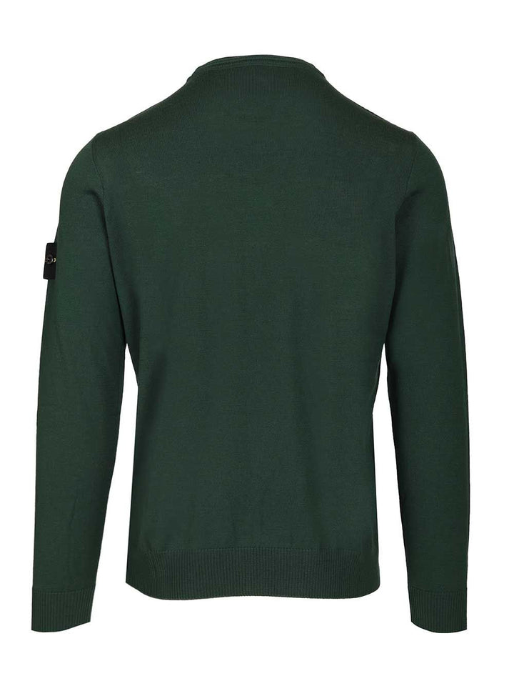 Stone Island Crew Neck Sweater Knitwear - Green | ff1799589d8ab48bc54ba847f5539a3307e7810e