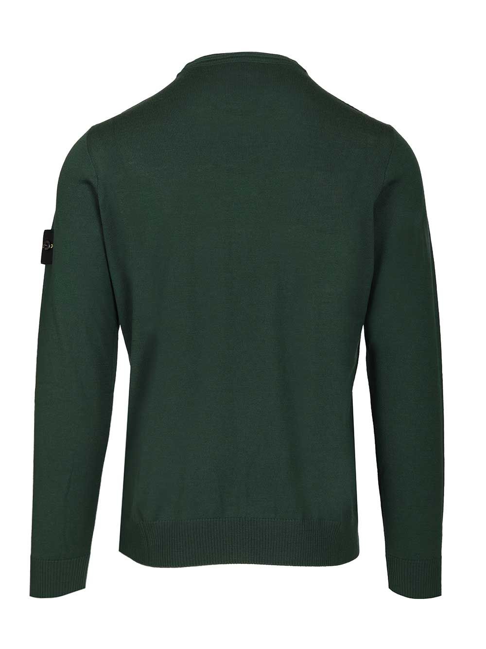 Stone Island Crew Neck Sweater Knitwear - Green | ff1799589d8ab48bc54ba847f5539a3307e7810e