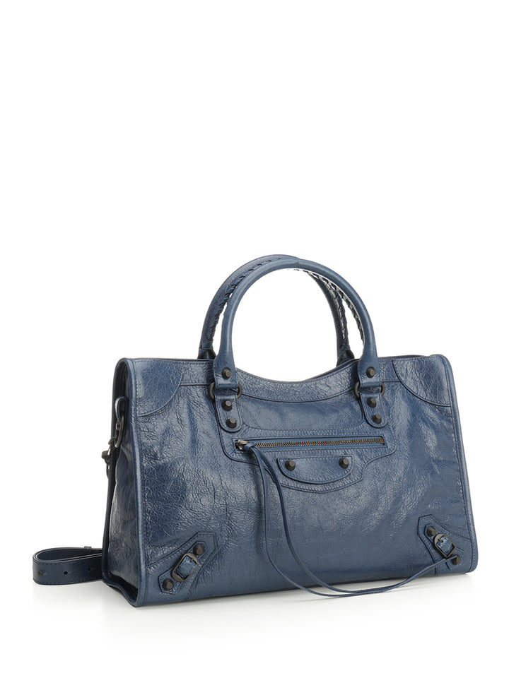 Balenciaga Le City Shoulder Bags - Blue | b0d03c28bfece394d53a6006684f00b8d384752c