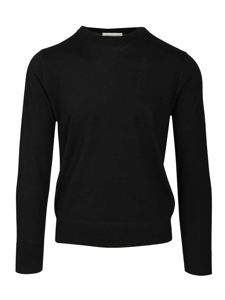 Dries Van Noten Murton Sweater Knitwear - Black | 08c407a5e5df115243a337abe1fd19565b9de276