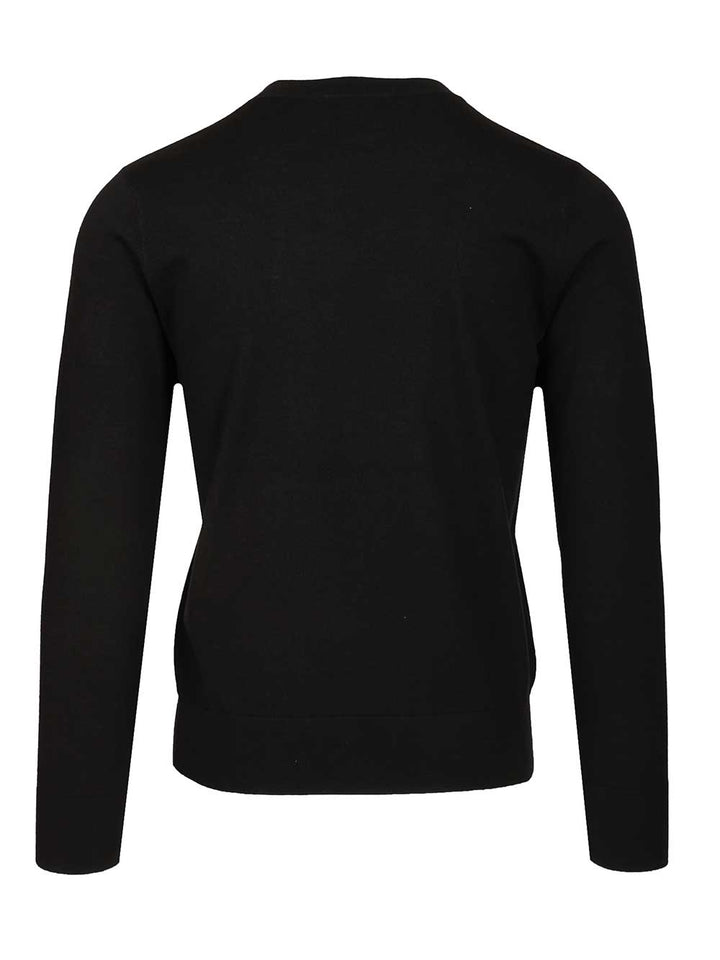 Dries Van Noten Murton Sweater Knitwear - Black | f7c8de4e14252fab455166ebeea919a119b59418