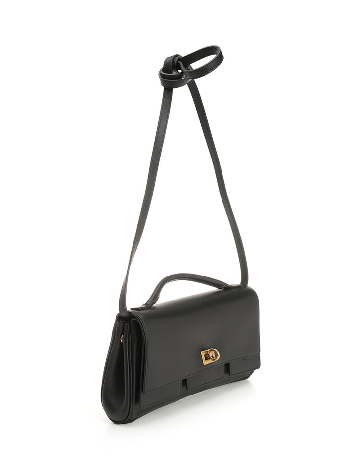 Balenciaga Bel Air Small Shoulder Bag Shoulder Bags - Black | e076338521f16c10ee2f4d3ddbb2ecbd89d74ead