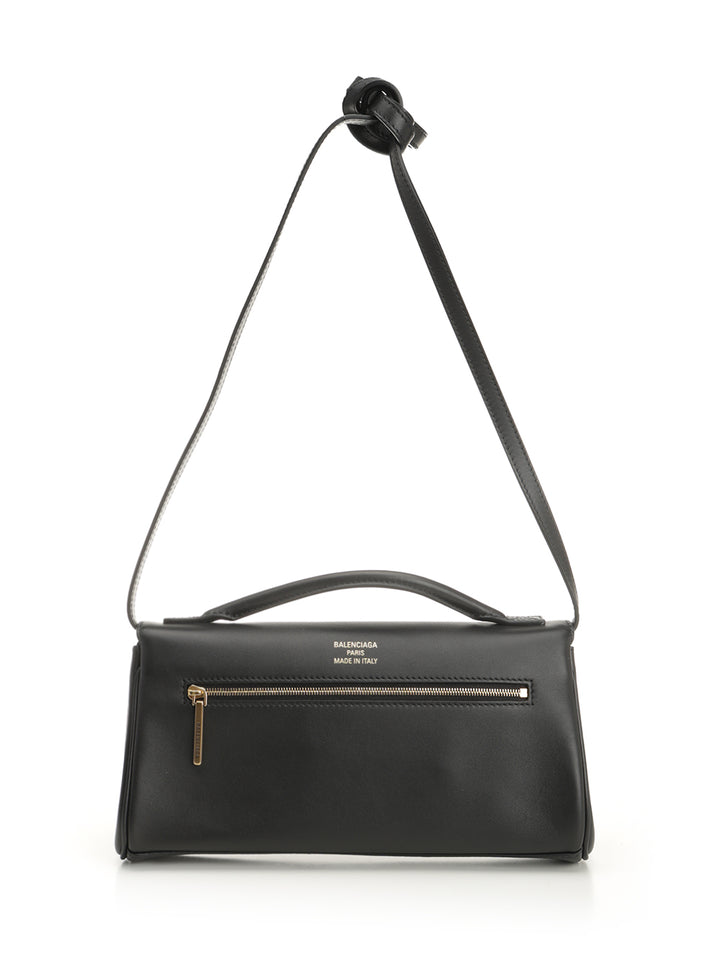 Balenciaga Bel Air Small Shoulder Bag Shoulder Bags - Black | 61ab91932cc9d24505ff91c10a36b215ab1e5ff4