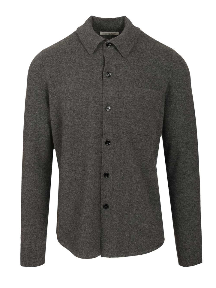Dries Van Noten Cashmere Shirt Shirts - Grey | ee6e521fa653880209fec7542cfbcd660faea629