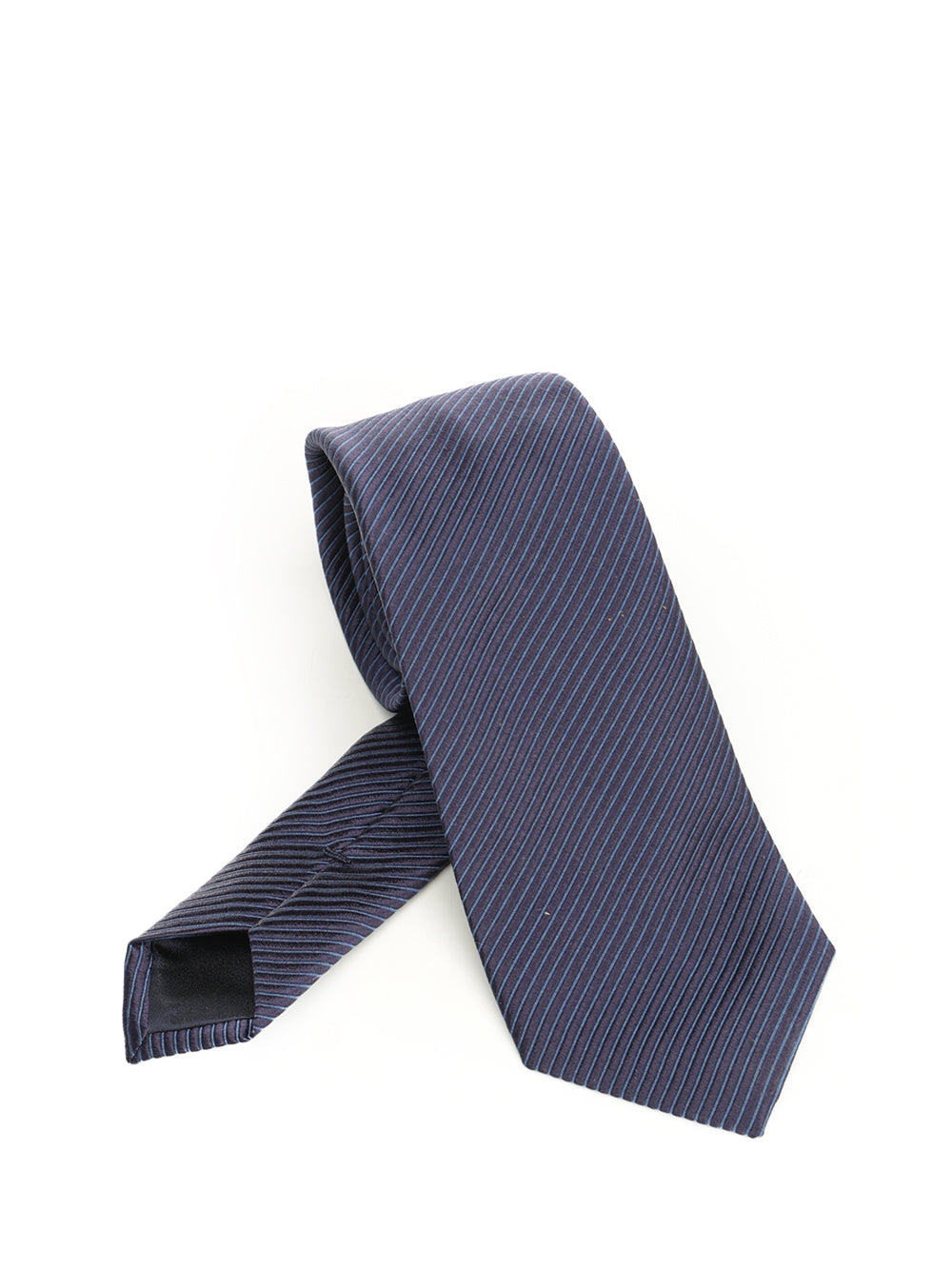 Giorgio Armani Silk And Cotton Tie Ties And Bow Ties - Blue | 1403554585b17a9767e7fba14995c7c8e9458a46