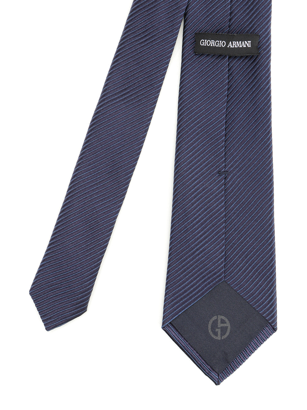 Giorgio Armani Silk And Cotton Tie Ties And Bow Ties - Blue | 6c4cd701ea66637f0e09d1b02e260783d4b63395