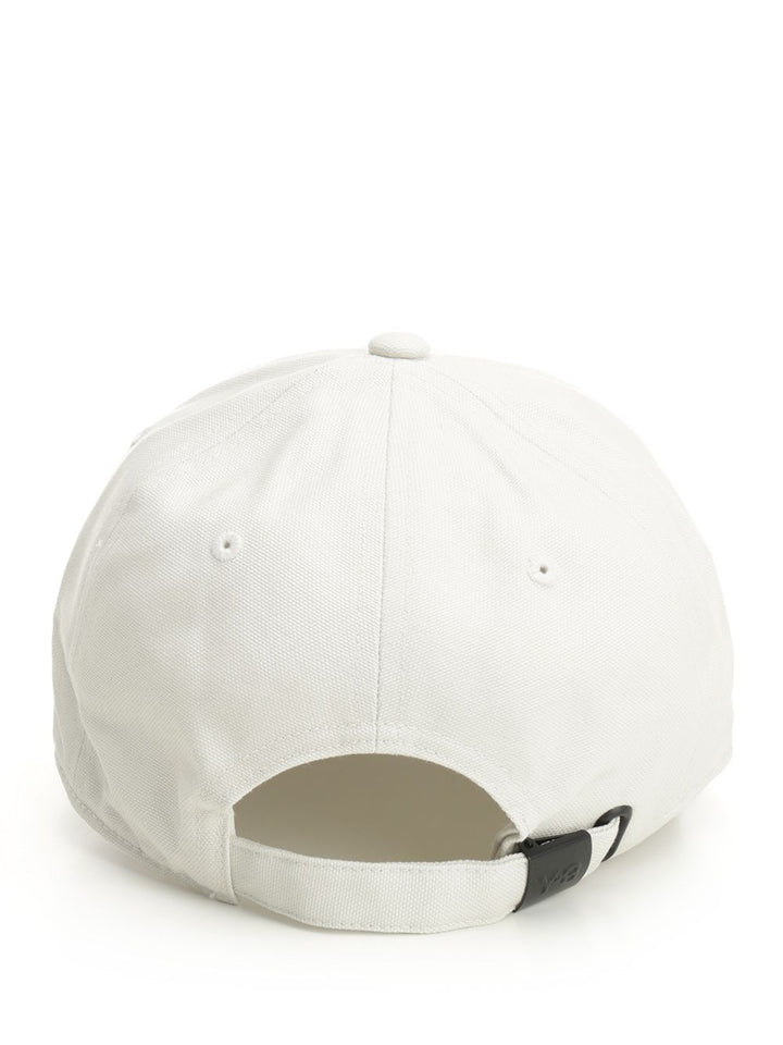 Adidas Y-3 Y-3 Logo Cap Hats - White | cc7fc18f623b1a86d601251cbec109e551ce3c11