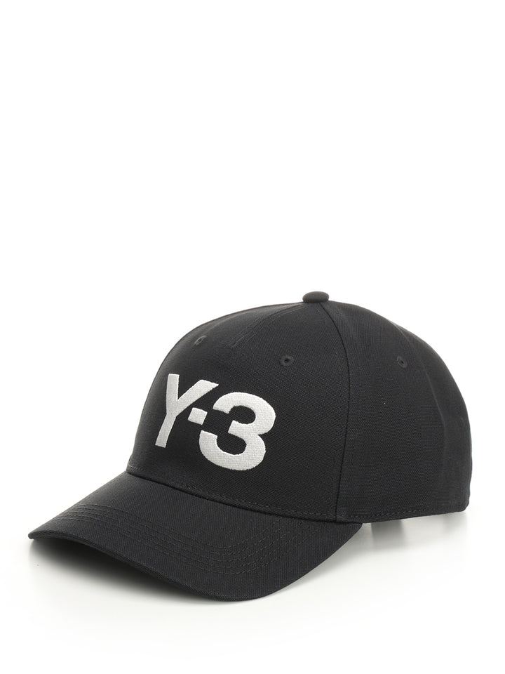 Adidas Y-3 Y-3 Logo Cap Hats - Black | d14310b149480135c424eb4263cf1ad2e5b0bf57