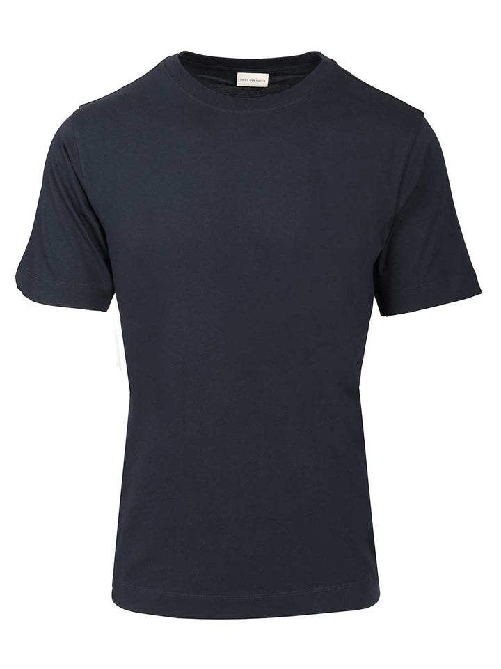 Dries Van Noten Cotton T-Shirt - Blue | 2feadf9b52252782da89b4b33686c7e1618c3ead