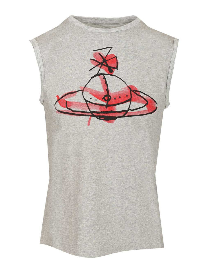 Vivienne Westwood Sleeveless T-Shirt - Grey | d5fab06fb0d79f58cfcb65975d908688662590c3