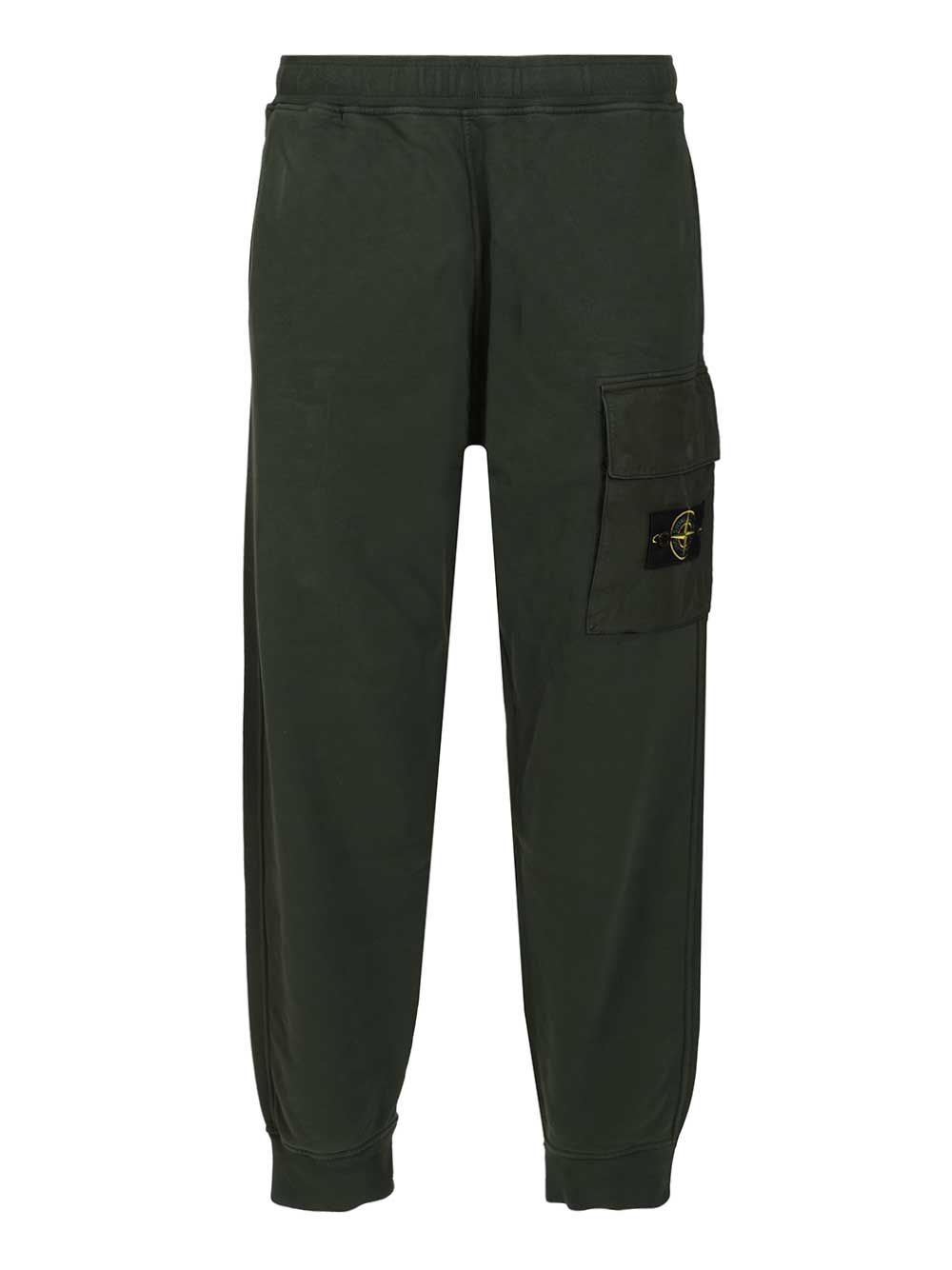 Stone Island Organic Cotton Sweatshirt Joggers Sweatshirts - Green | 942771bd3a53ee041b162d93eaaffc7496b8ca40