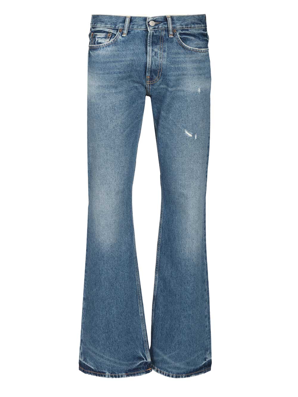 Acne Studios Regular Fit Jeans - Blue | 0a9b0fc26c1edd6b53d2637f0e4ba0d42f7f8cb9
