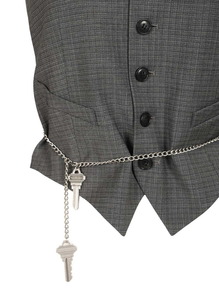 Alexander Wang Tailored Vest Jackets - Grey | b52ea01348c8ceec830b7e7133a01a27f6cea050