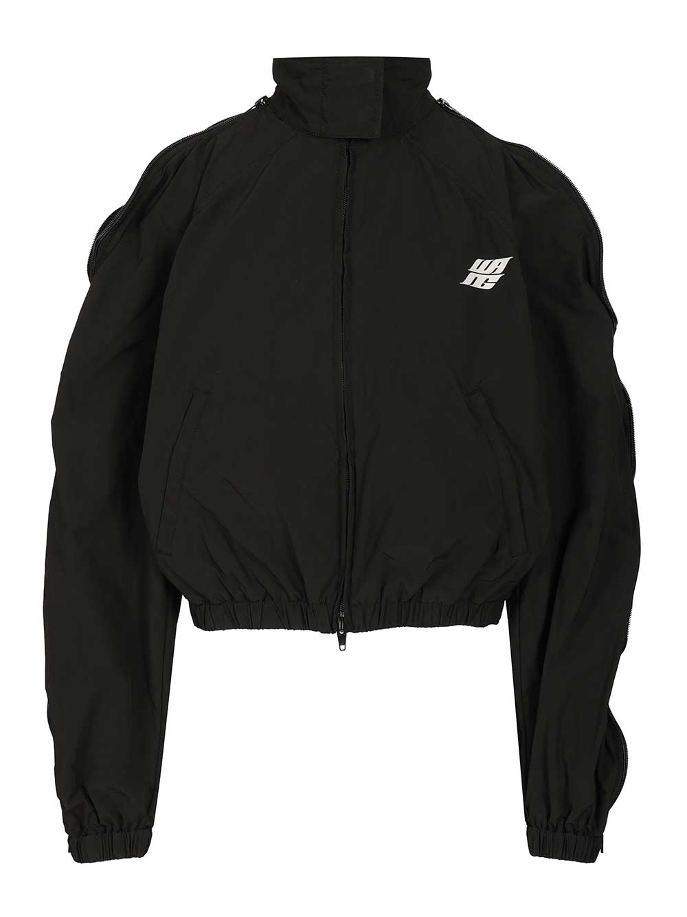 Alexander Wang Oversized Tracksuit Jacket Jackets - Black | 84643c8d56d967f302cc302a583a6b428a896475