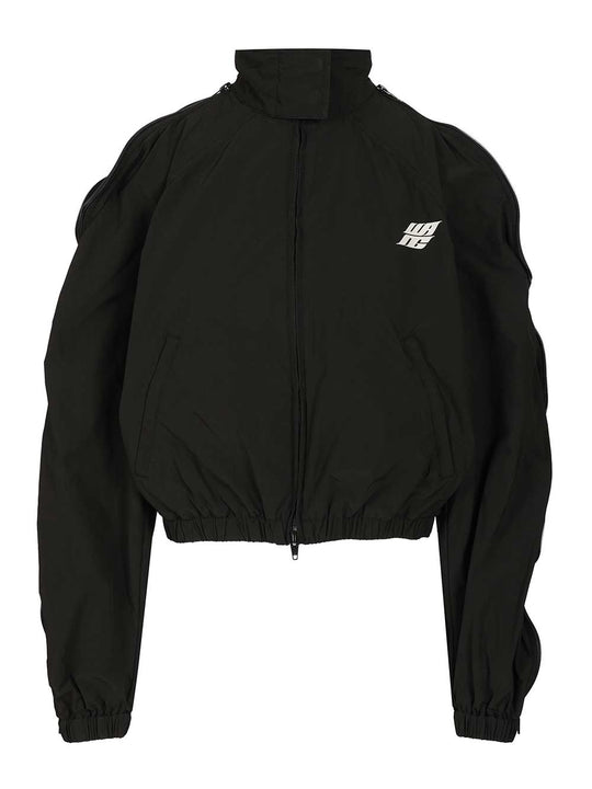 Oversized Tracksuit Jacket Jackets Black