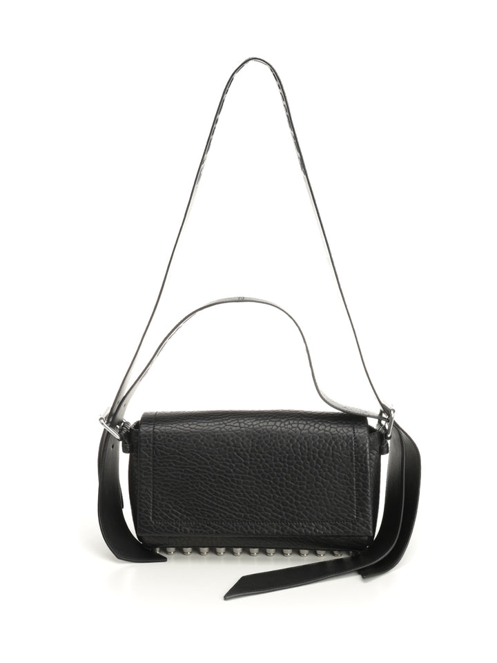 Alexander Wang Ricco Medium Flap Bag Crossbody Bags - Black | a5cef576abd4410dd338c218b831ba6fff0d0392