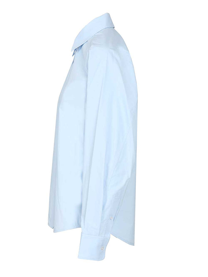 Alexander Wang Shirt With Removable Logo Tag Tops - Blue | 1a93b3db1ffeeeb290d0dc6ab493c951680b8218