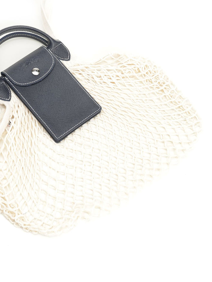 Longchamp Paris Le Pliage L Mesh Bag Crossbody Bags - Blue | 2075007ec15f5c98d770840808577965ed7766f7