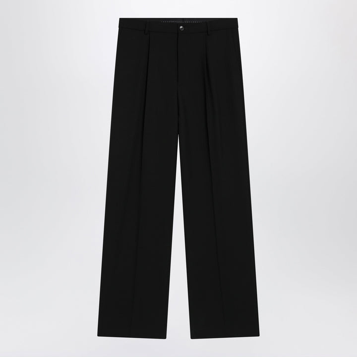 Dries Van Noten Penrud Black Wool Trousers