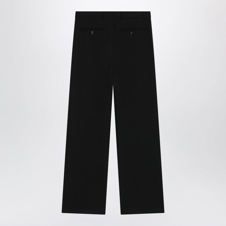Dries Van Noten Penrud Black Wool Trousers