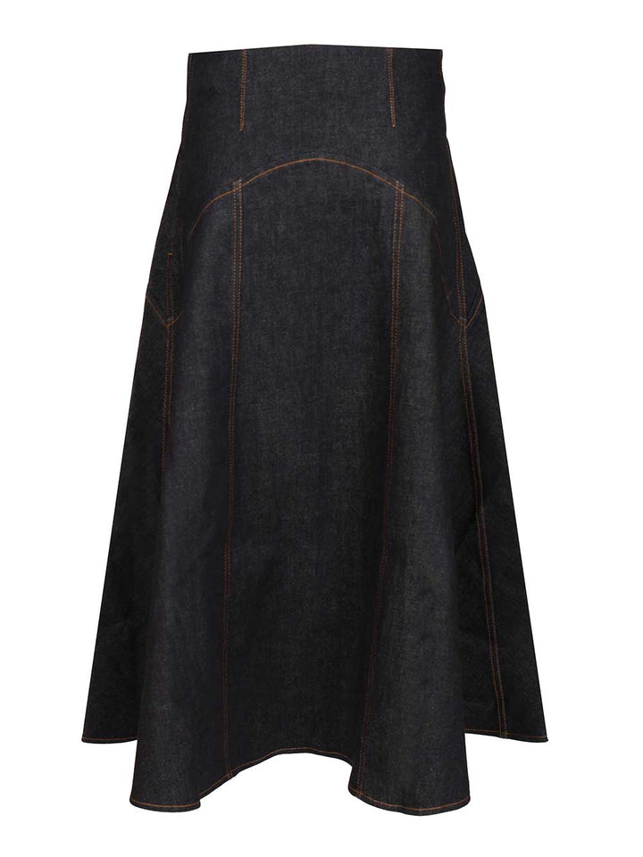 Jacquemus Triangle Skirt Skirts - Blue | 8afd01aba743bfd9540349f96ee464a7d46aa163