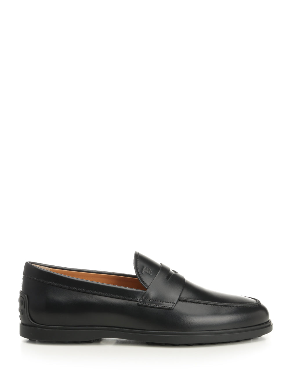 Tod'S Leather Moccasin Loafers - Black | c3d922f6aaba15d842b7a7370142f7161eeb1201