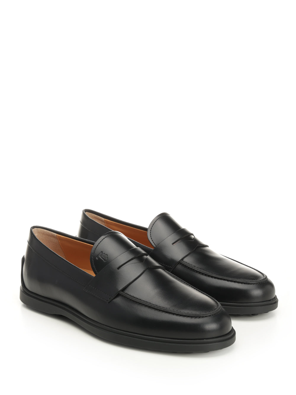 Tod'S Leather Moccasin Loafers - Black | d725d8974c97439a8f5040ae76df6689d2f93606