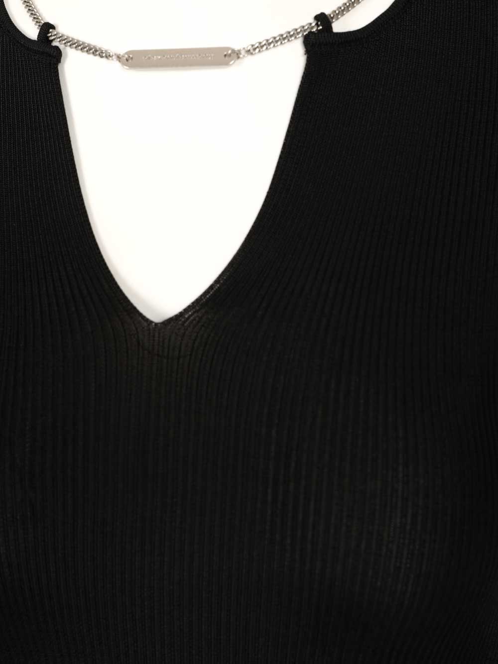 Alexander Wang Pullover With Tag Knitwear - Black | 32cfd5c63748bf9bdeda251f47e2fbe8f328b3d2