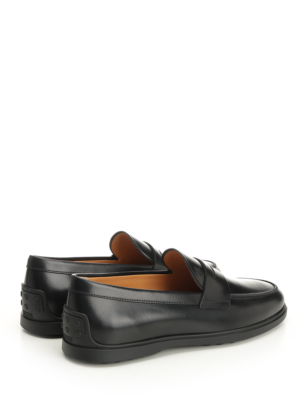 Tod'S Leather Moccasin Loafers - Black | e2f4027e304a473cd25bb4537926cc7c00c90c30