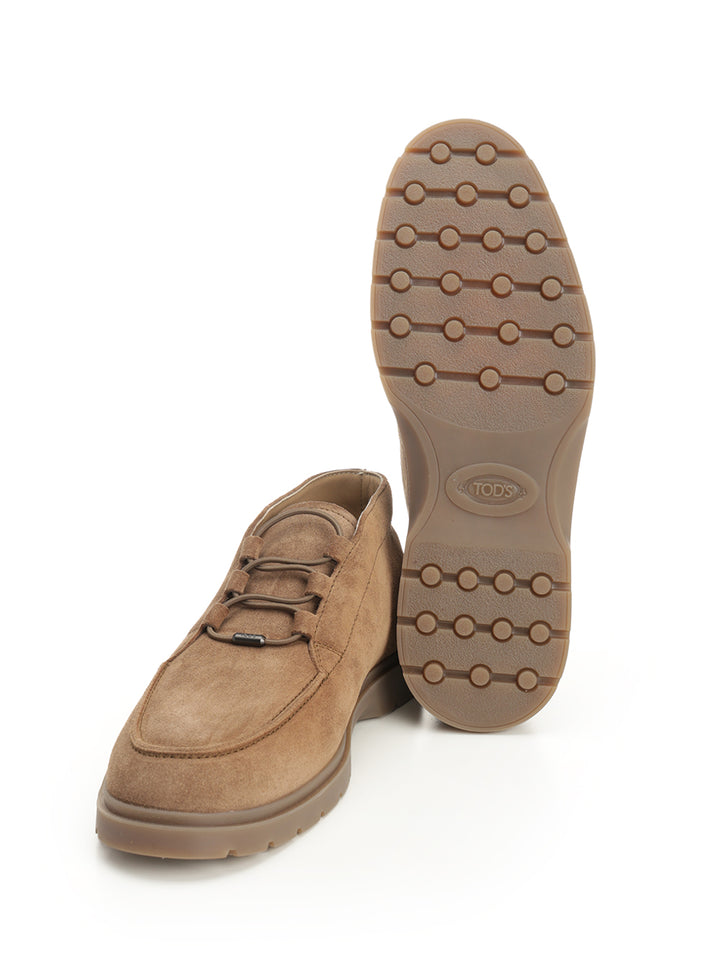 Tod'S Suede Ankle Boot Boots - Brown | 2533b743d63859ee8cb537b26b2a6bb5c26048c1