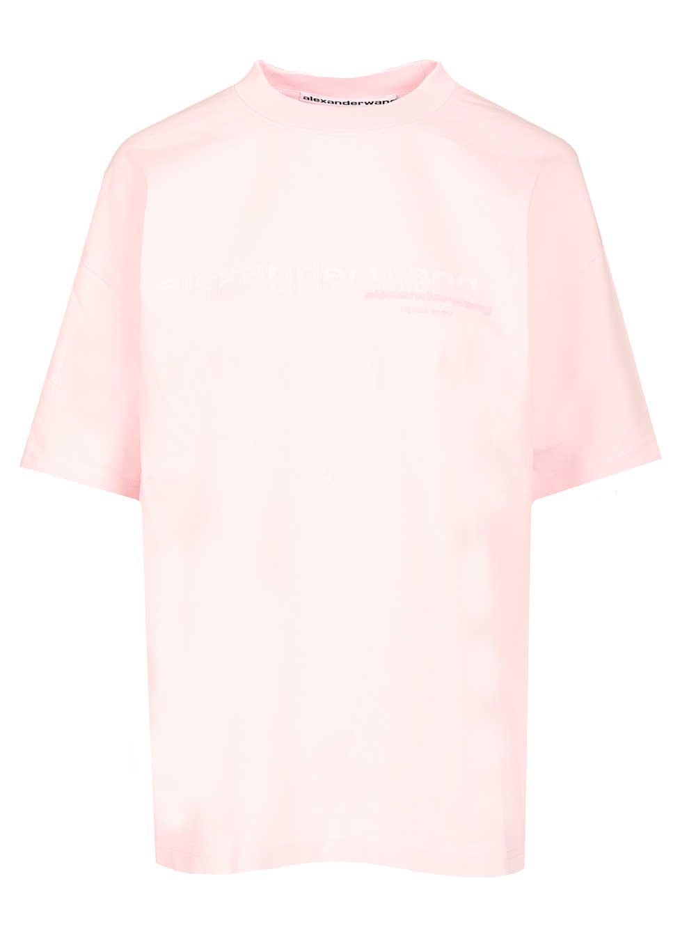 Alexander Wang Cotton T-Shirt - Rose | 66e0a976e58c436245a686460f44f8257532f760
