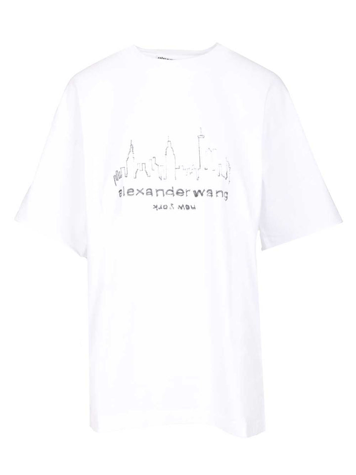 Alexander Wang New York T-Shirt - White | c4729ebf509152ad179e9d7110ad009065e78a0d
