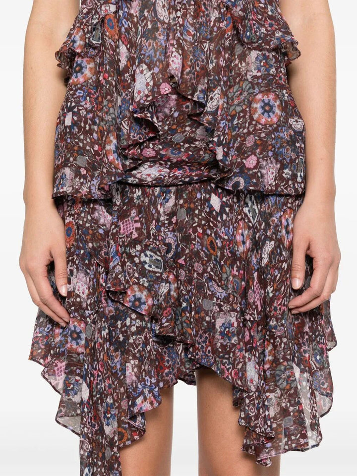 Marant ÉToile Mini skirts - Pink & Purple | 12e7aa7f4cbabc9cf8f3009a9a13db5fcc6b9c55