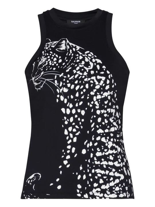 Leopard Print Tank Top