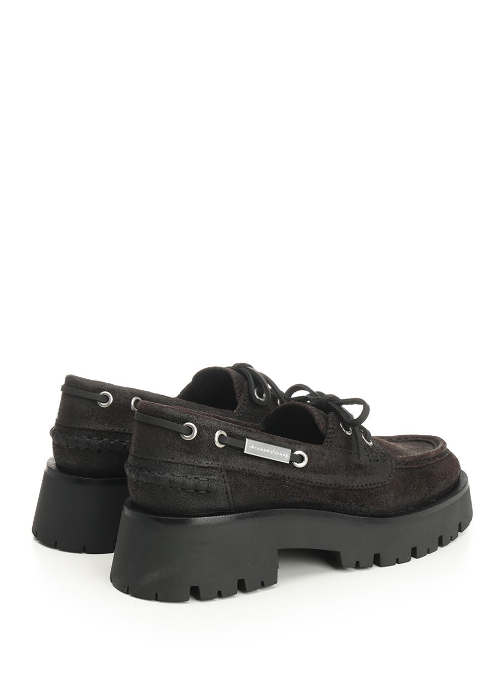 Alexander Wang Suede Boat Loafers Scarpe basse - Brown | fc4227c32907d709433b8fef04796c5cbb7f9ae3