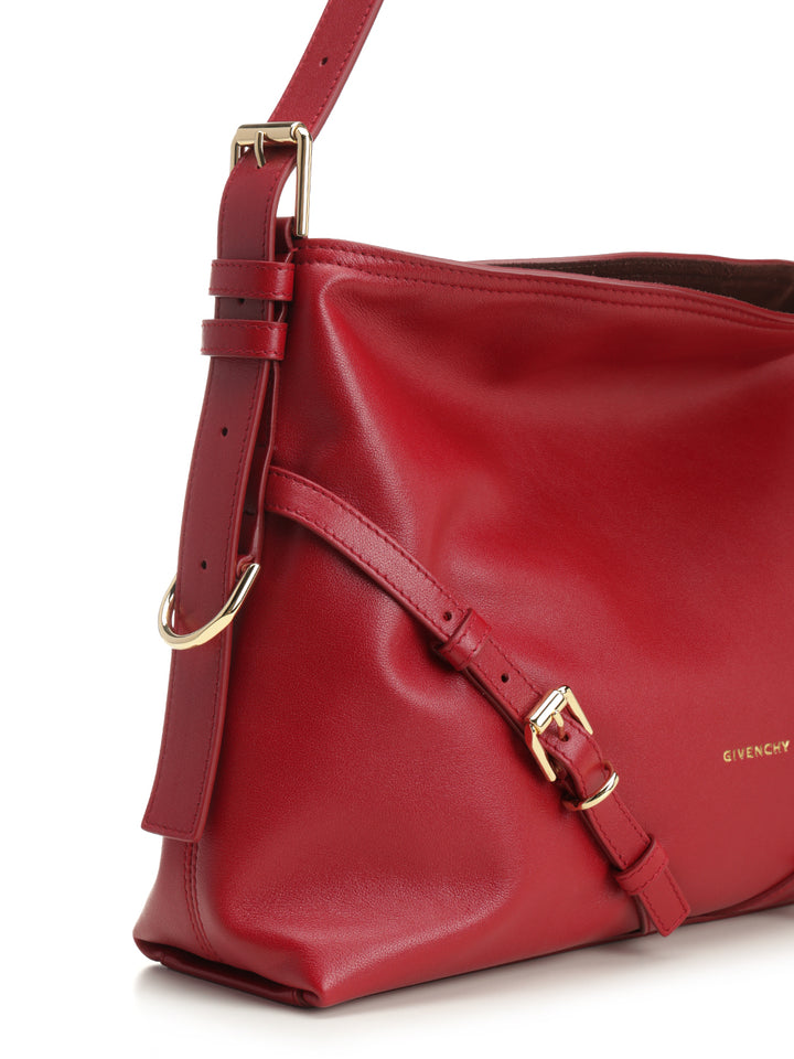 Givenchy Voyou Shoulder Bags - Red | 4a643e56db0bbf19f944cbffa0f277e68178e7f4