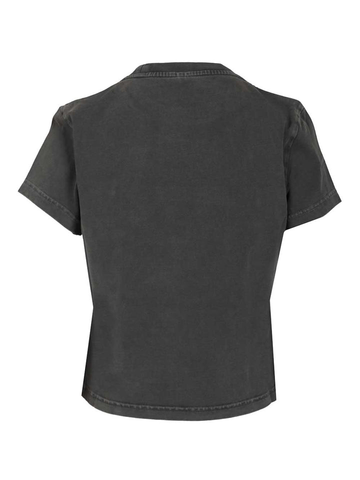 Alexander Wang Cotton T-Shirt - Black | d8e9404e0785288989f675b959082ec04c4f6f4b