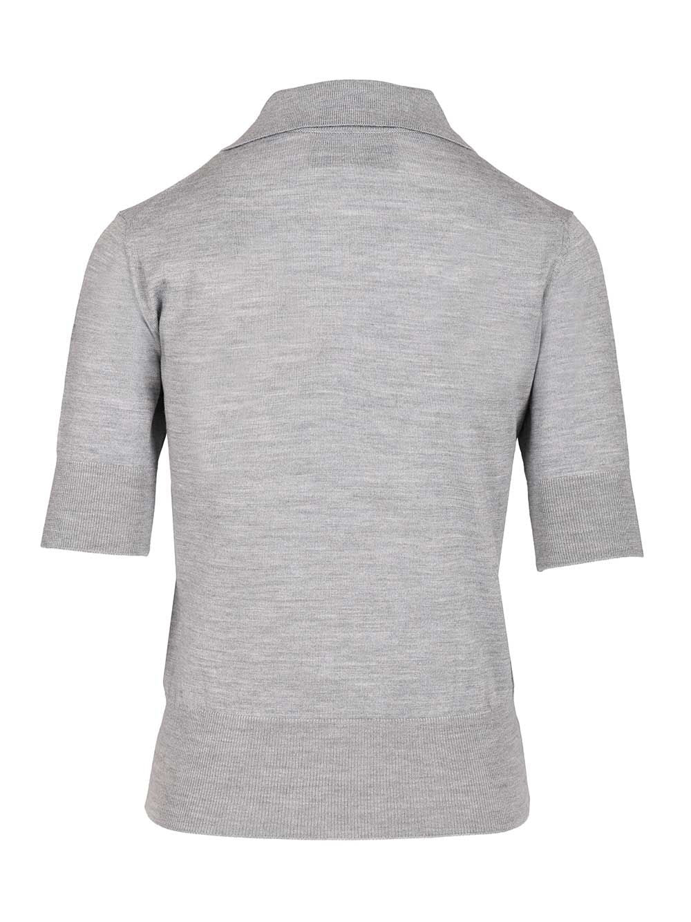 Ami Ami De Coeur Polo shirt - Grey | e603544198058a38fe15cb4c58268183bc1954a7