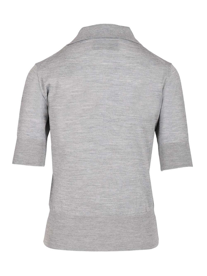 Ami Ami De Coeur Polo shirt - Grey | e603544198058a38fe15cb4c58268183bc1954a7