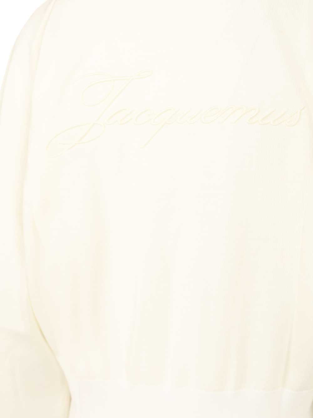 Jacquemus Embroidered Sweater Knitwear - White | 500d6f47672f0e087ab31c3de75606e2884a26b8