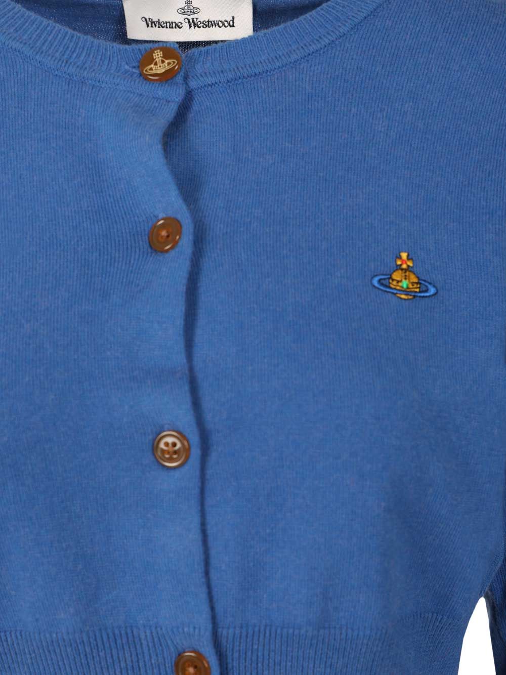 Vivienne Westwood Bea Knitwear - Blue | 955432a593f9f63f4e88d8c4ecd9f5ebd21c3610