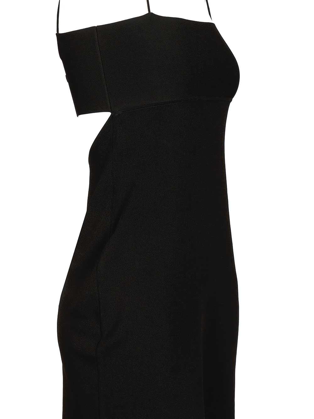 Alexander Wang Slip Dress With Logo Dresses - Black | 750dcff9c1afec6b02656d59b9d14f3f6e0a9845