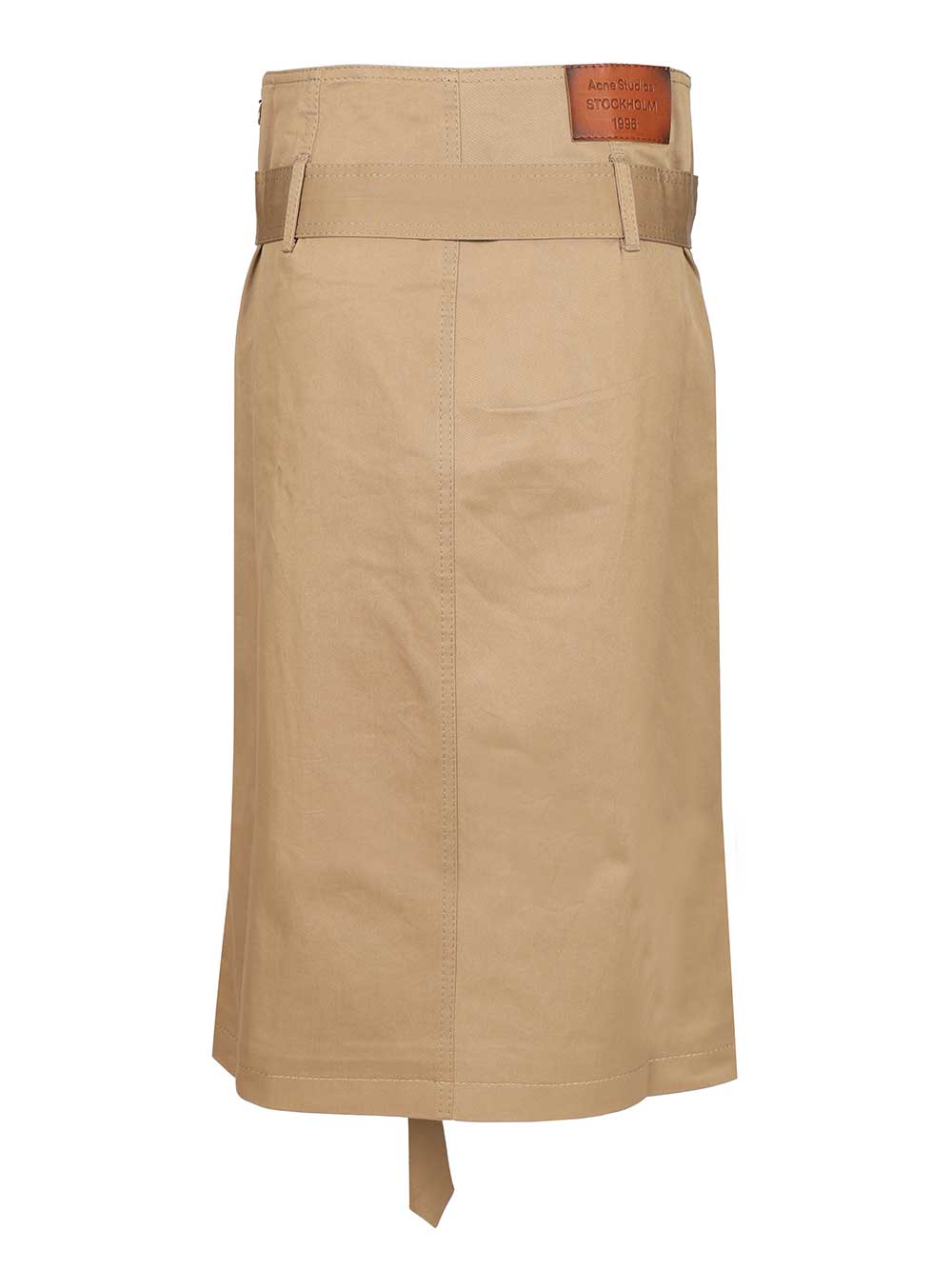 Acne Studios Flared Skirt Skirts - Beige | ebb982aba69cfe8eefbc185148355135db896af9
