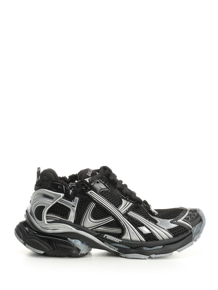 Balenciaga Runner  In Mesh And Nylon Sneakers - Black | 45c0d083ccfdd1f1360d9f7a449db30dbcb919b5