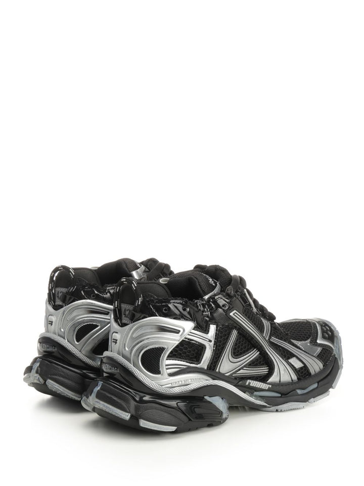 Balenciaga Runner  In Mesh And Nylon Sneakers - Black | 61819fbaec58dd03fcbd2df75a326be62ce7178b