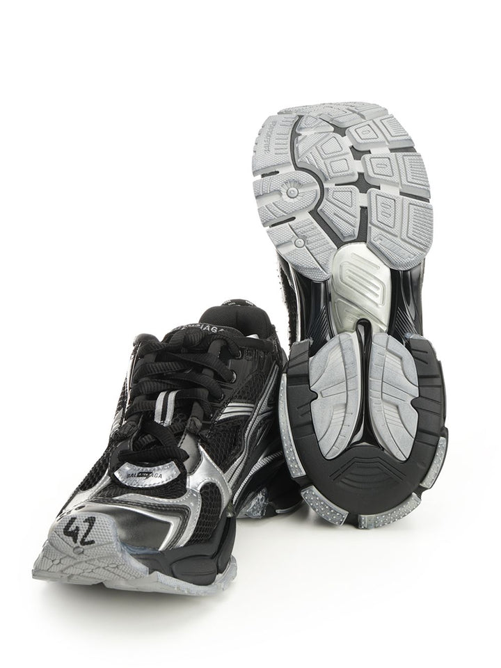 Balenciaga Runner  In Mesh And Nylon Sneakers - Black | 17fe96b191fa7f13a978aedd9fddeb6b985c4d17